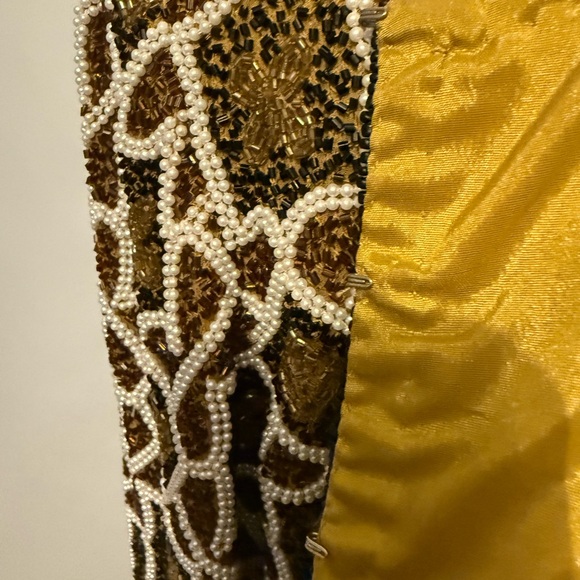 Black and Gold Animal Print Blazer & Suit Jacket - Picture 9 of 9
